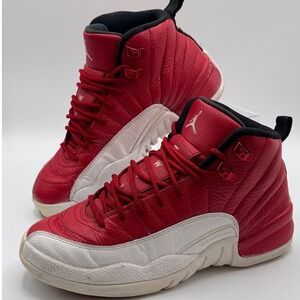 Air Jordan 12 XII Womens Red White Basketball Sneakers Shoes Size 5.5